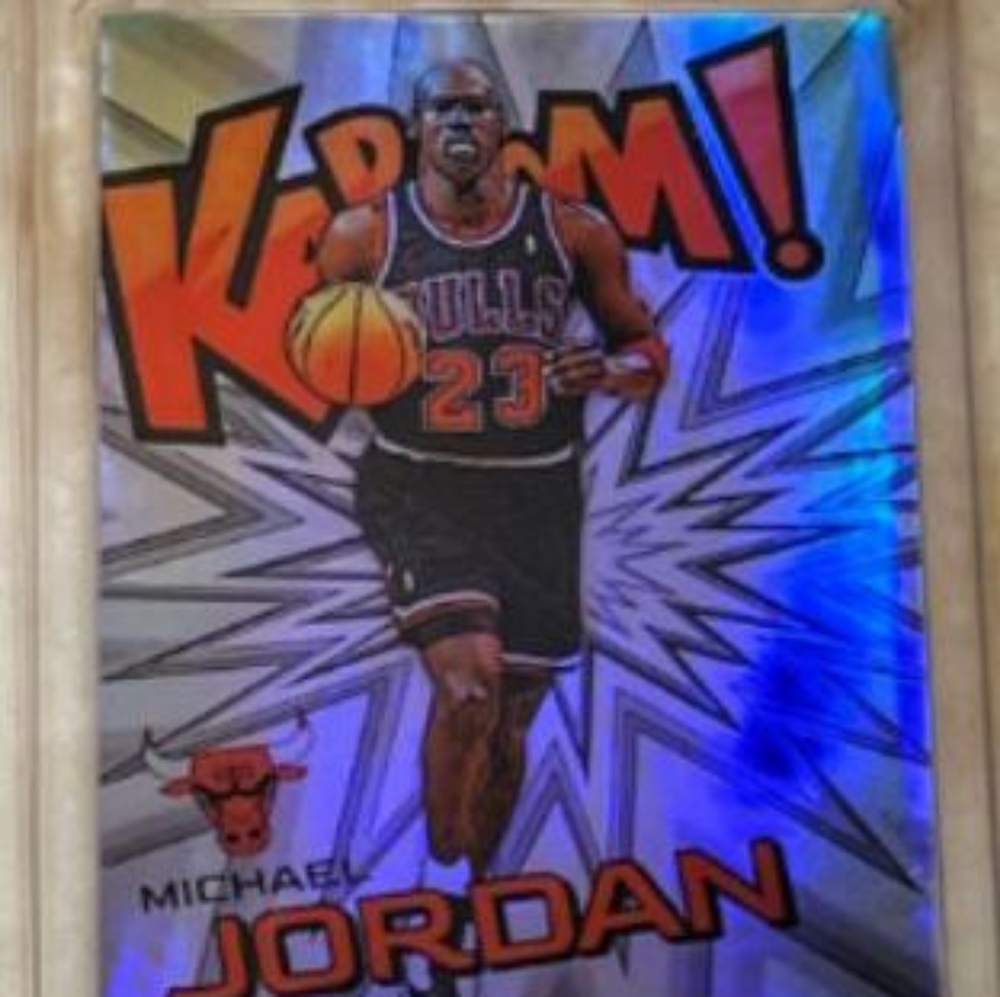 Michael Jordan Legacy Kaboom Refractor Silver Sealed Encased!!
